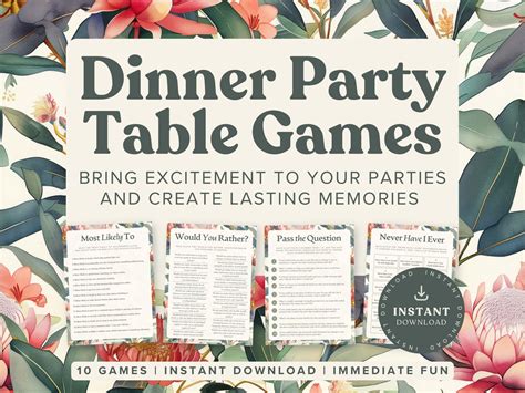 Dinner Table Games to Make Your Next Gathering Unforgettable