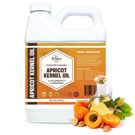 Amazon Organic Apricot Kernel Oil Oz Premium Cold Pressed