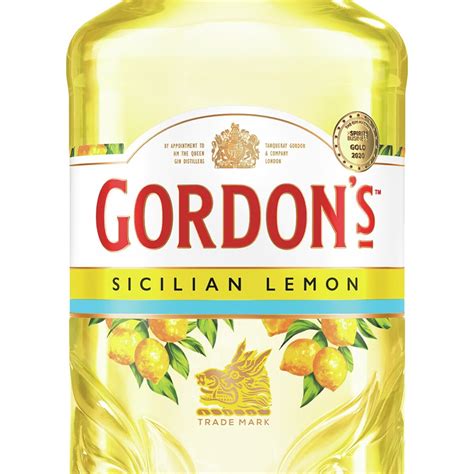 Gin Gordons Sicilian Lemon 700ml Pão De Açúcar