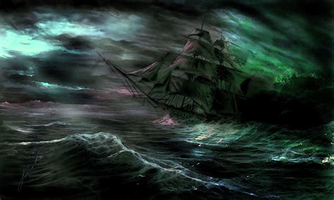 Pirate Ghost Ship Paintings