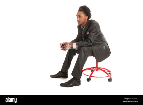Black Business Man Thinking Stock Photo Alamy