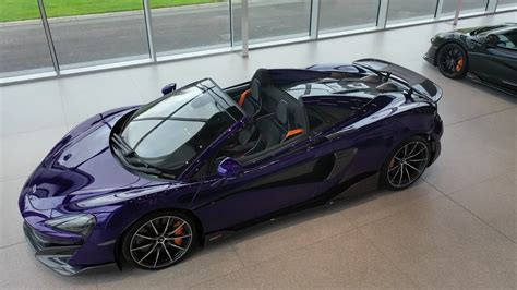 Lantana Purple McLaren 600LT Spider McLaren Leeds YouTube