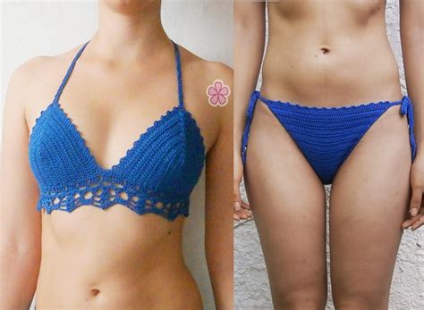 Crochet Triangle Bikini Top Cheeky Bikini Panties Set Crochet PATTERN PRINCESS Crochet