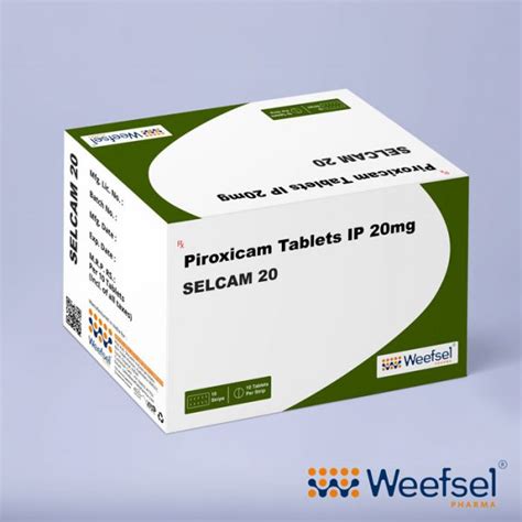 Piroxicam Tablets Weefsel Pharma