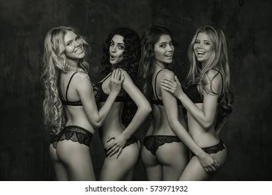 Group Girls Lingerie Images Stock Photos Vectors Shutterstock