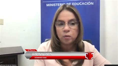 Telemetro Reporta On Twitter La Ministra De Educaci N