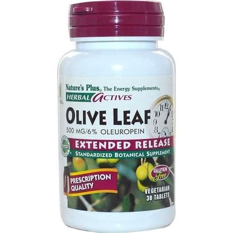 Экстракт оливы Nature's Plus Olive Leaf 30 Veg Tabs NTP7346 (861474 ...