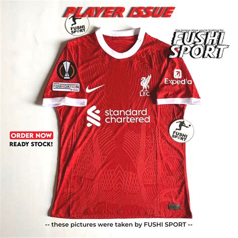 Jual Player Issue Jersey Baju Bola Livverpoll Home 2023 2024 Drifit