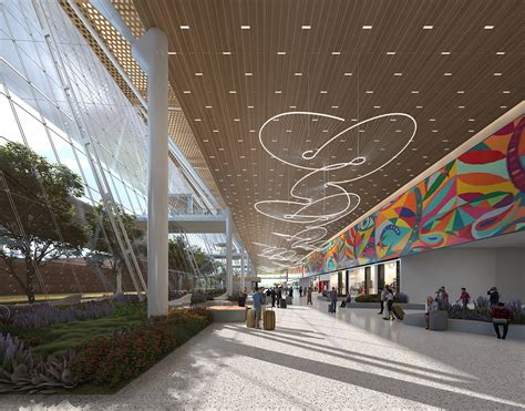 Callisonrtkl Designs Guadalajara Airport Terminal Featuring Wooden