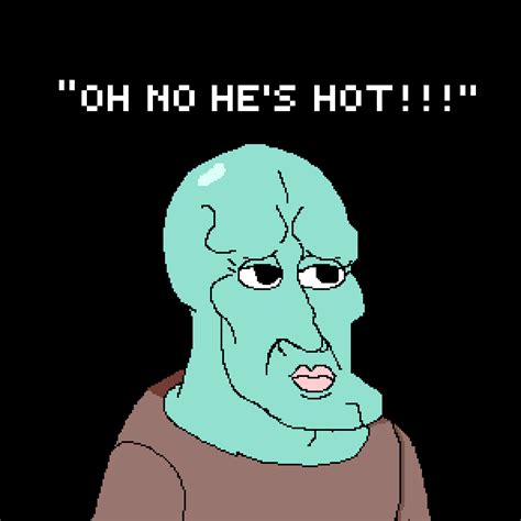 Pixilart Hot Squidward By Acer Real