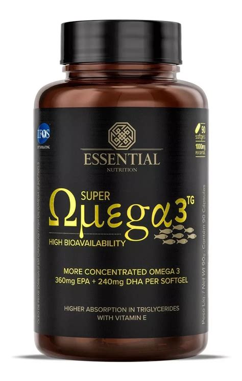 Comprar Super Ômega 3 TG 1g 90 cáps Essential R 165 95 Saara