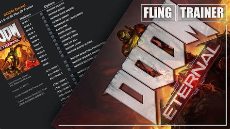 Doom Eternal Trainer Fling Flingtrainer Youtube