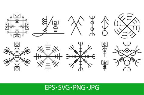 Nordic Rune Talisman Scandinavian Graphic By Frogellastock · Creative