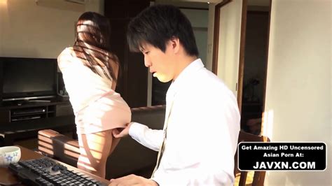 Horny Asian MILF At Home