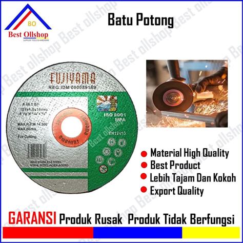 Mata Gerinda Gurinda Potong Batu Grinda Cutting Wheel Resibon 4 Inch