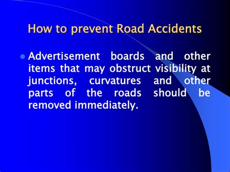 Ppt Road Safety How To Prevent Road Accidents Powerpoint