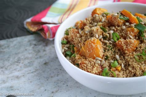 Whole Wheat Couscous with Roasted Pumpkin | the infinebalance food blog
