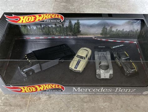Hot Wheels Premium Mercedes Box Set 1 Set Only Hobbies Toys Toys