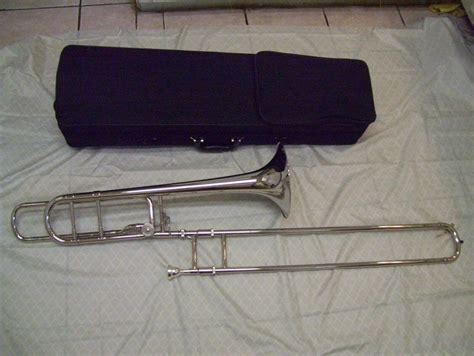 Brand New Silver Trigger Trombone Open Wrap With Hard Case And