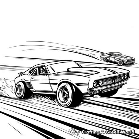 Hot Wheels Coloring Pages Free Printable