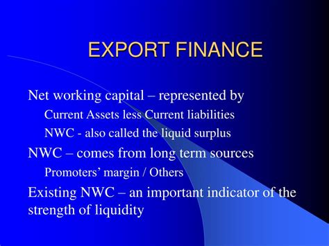 export finance powerpoint    id