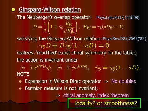 Topology Conserving Gauge Action And The Overlap Dirac Operator Ppt