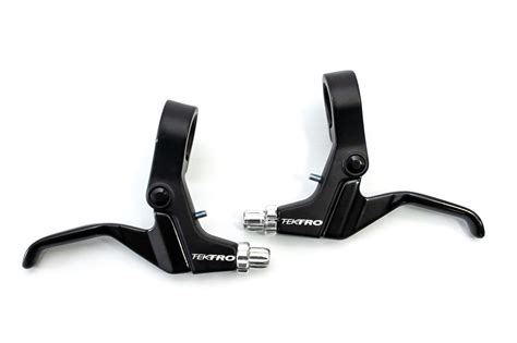 Тормозные ручки TEKTRO 316AG, под 2 пальца, алюминиевые, черные, цена 516