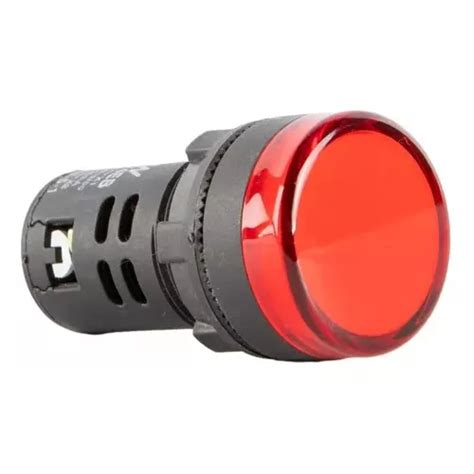 Ojo De Buey Luz Piloto Rojo Led Señalizador 220v 22mm