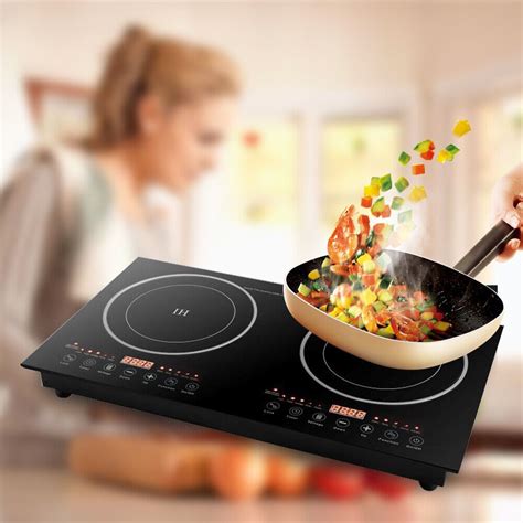 Portable Induction Cooktop Countertop Dual Cooker Burner Stove Hot Plate W Ebay Cooktop