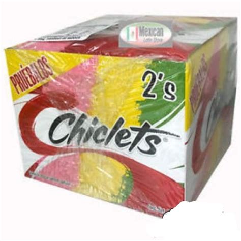 Chiclets Gum Pruebalos Assorted 100 Count Mexican Gum