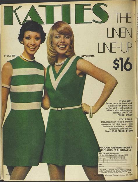 Issue 31 Oct 1973 The Australian Womens Wee Textiles Fashion Fashion Australian Fashion