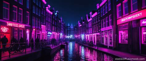 Red Light District Amsterdam Prompts Stable Diffusion Online