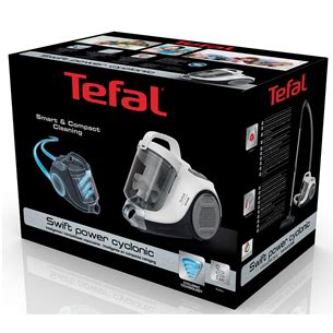 Tefal Swift Power Cyclonic, 750 W, white - Bagless Vacuum Cleaner ...