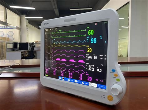 Sidestream Icu Cardiac Monitor Portable Anesthesia Patient Monitor