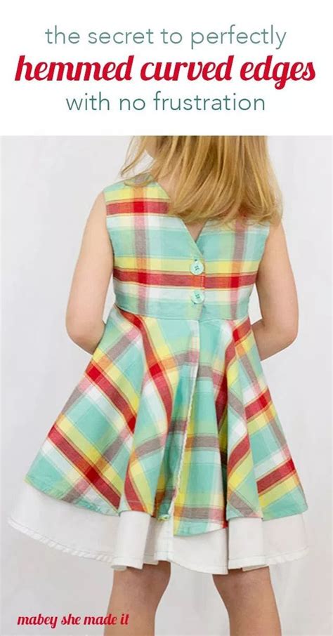 How To Hem A Circle Skirt 2 Ways • Mabey She Made It Sewing Hacks