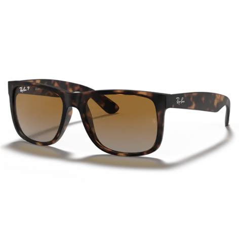 Ray Ban Justin Rb Havana Matte Caf Degradada Polarizadas