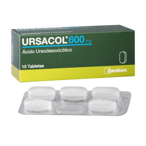 Ursacol 600 Mg 15 Tabletas Farmaprime