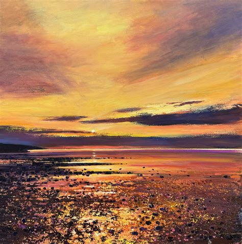 John Connolly Golden Skies Dramatic Seascape Painting No Naked Walls