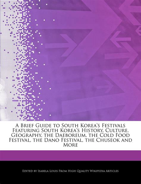 Buy A Brief Guide to South Korea's Festivals Featuring South Korea's
