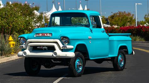 1956 Gmc 100 Napco Pickup At Indy 2023 As K891 Mecum Auctions