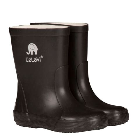 Celavi Black Wellies Black Black House Of Kids