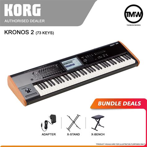 Korg Kronos 2 73 Key Synthesizer Workstation Keyboard Tmw