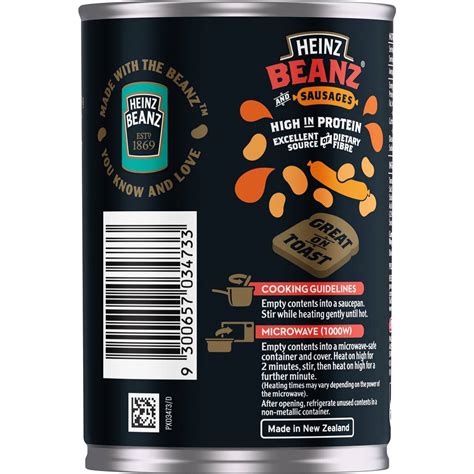 Heinz Beanz Baked Beans And Sausages 420g Woolworths