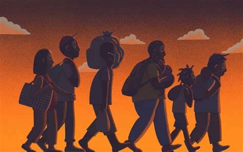 Migración Ilustrada Onu Migración Behance