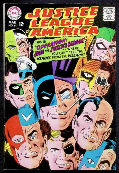 Justice League Of America Comic Books Silver Age Dc Comics