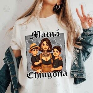 Mama Chingona Png Chibi Style Latina Mother S Day Png For Uv Dtf Gift For Mom Png Happy