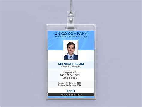 Corporate ID Card|ID Card Badge Design with Free Mockup on Behance