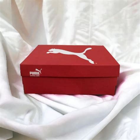 jual box sepatu puma merah shopee indonesia
