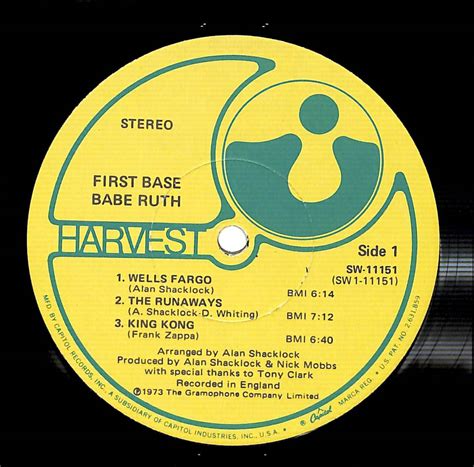 Yahoo オークション d4166 LP 米 Babe Ruth First Base