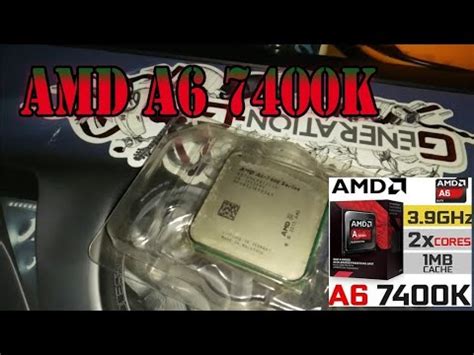 TEST AMD A6 7400K YouTube